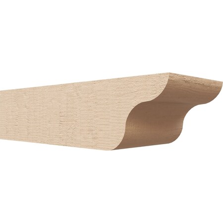Ekena Millwork 6in. W x 4in. H x 16in. L Carmel Woodgrain TimberThane Rafter Tail, Primed Tan RFTUR06X04X16CARRCPR